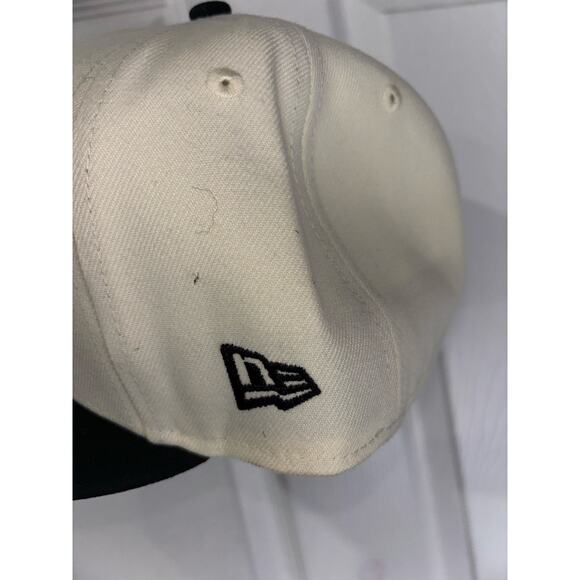 Men's Washington Commanders New Era Cream/Black Chrome Collection 59FIFTY - Picture 2 of 4